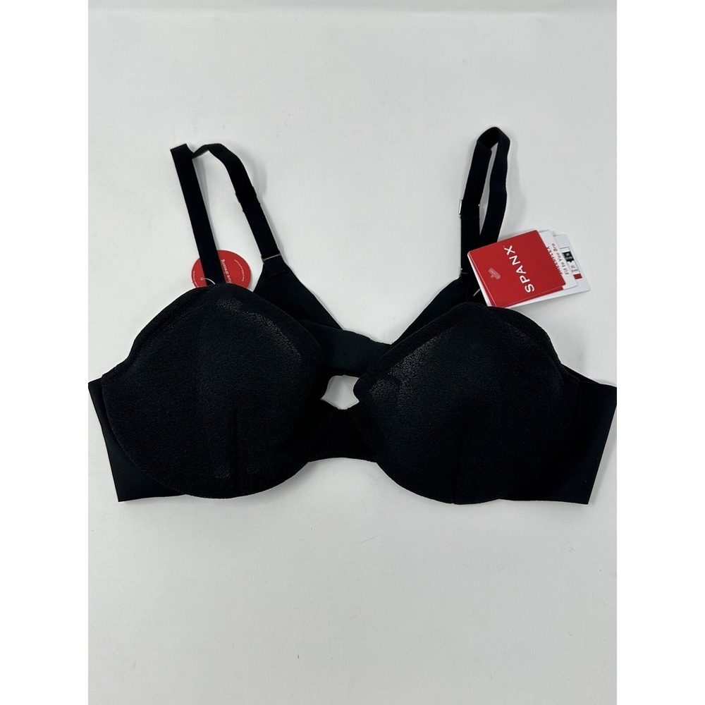 NEW Spanx Sz L A-C Very Black SheerFlex Fit To You Bra Unlined 30071R W2